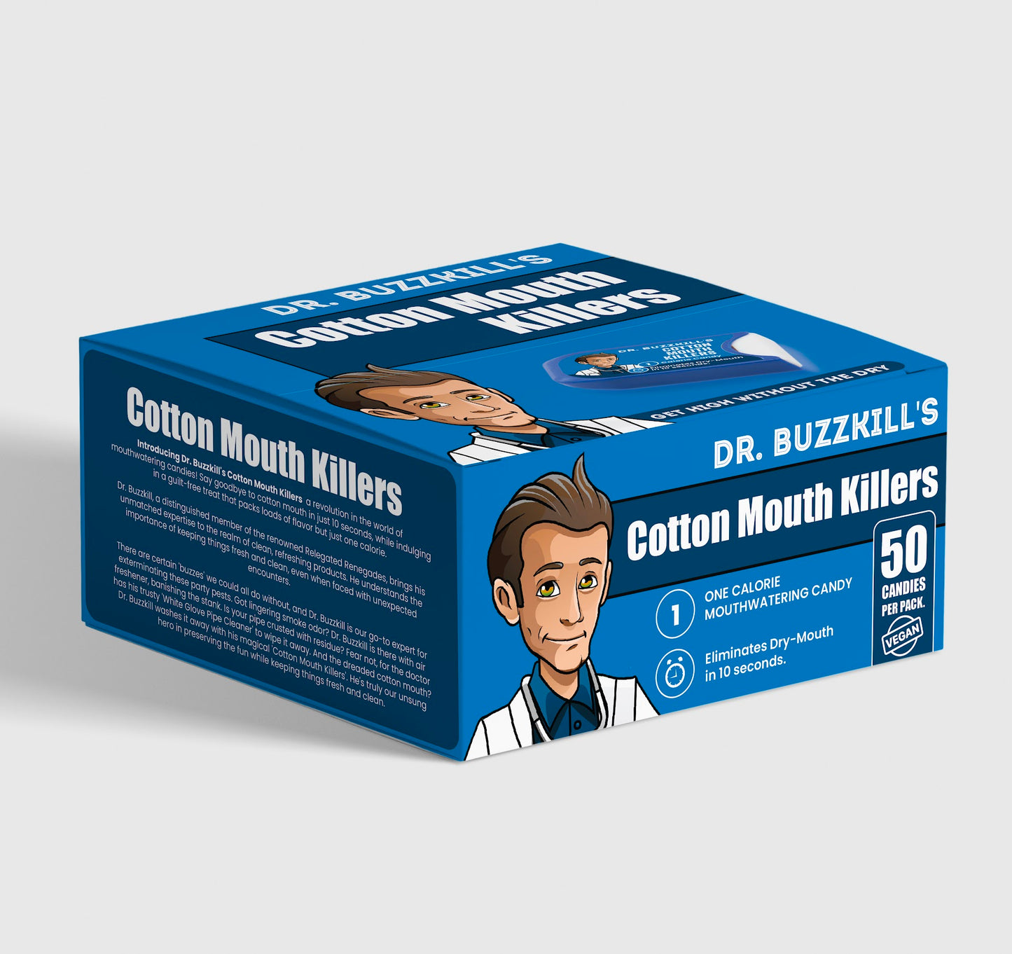 Dr. Buzzkill's Cotton Mouth Killers: Grape Mouthwatering Mints