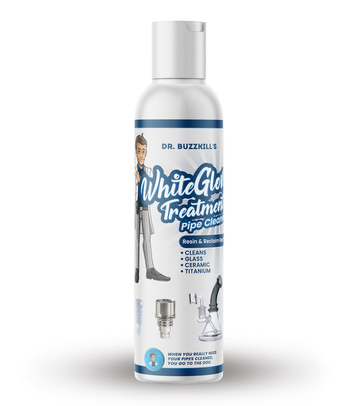 Dr. Buzzkill's 4oz White Glove Treatment Pipe Cleaner: Resin and Recla ...