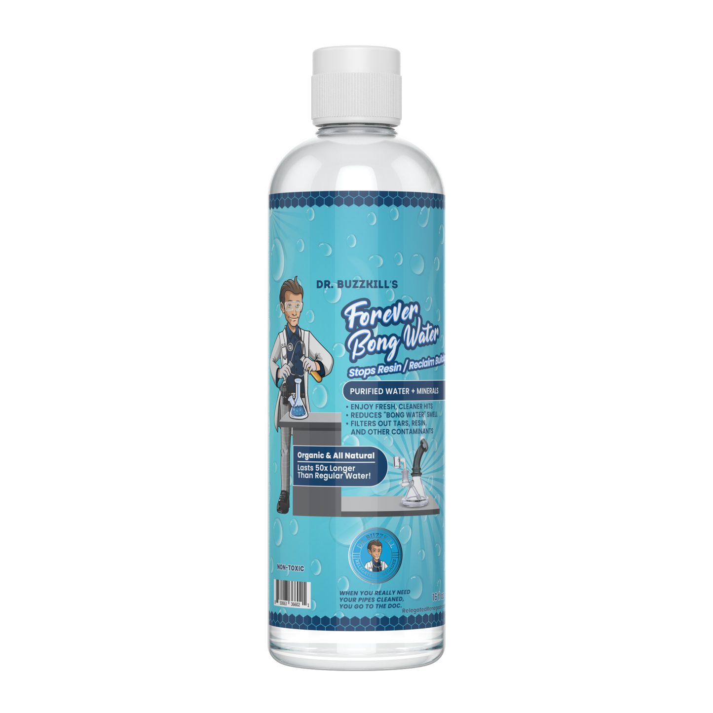 Dr. Buzzkill Forever Bong Water 16oz