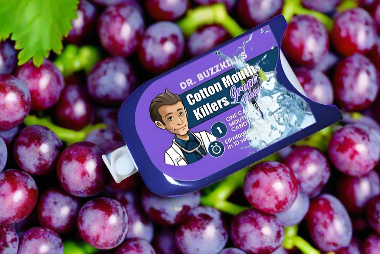 Dr. Buzzkill's Cotton Mouth Killers: Grape Mouthwatering Mints