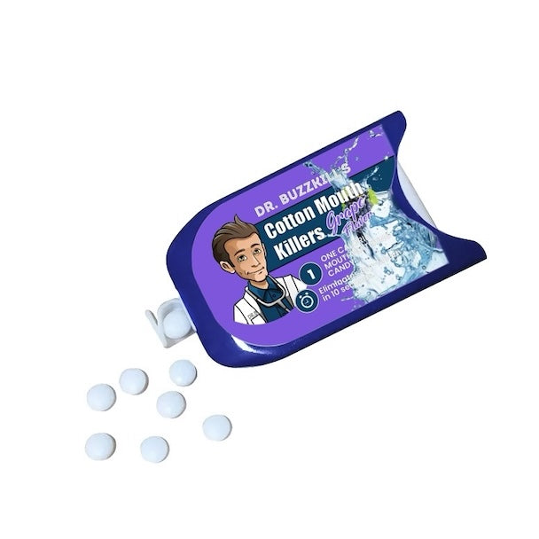 Dr. Buzzkill's Cotton Mouth Killers: Grape Mouthwatering Mints