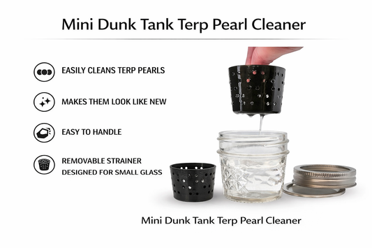 Mini Dunk Tank Cleaning Kit For Terp Pearls, Terp Pillars & Carb Caps